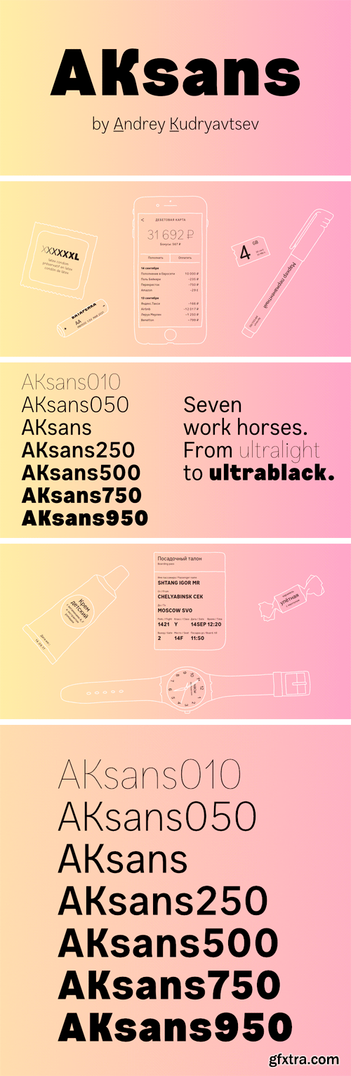 AKsans Font Family