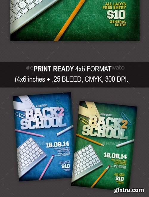 GraphicRiver - Back to School Flyer 10047912