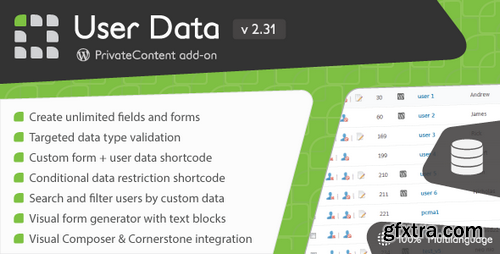 CodeCanyon - PrivateContent v2.31 - User Data add-on 2399731