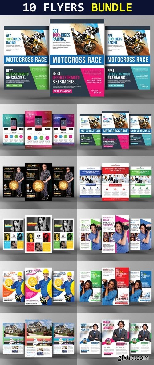 CM - 10 Global Business Flyers Bundle 946996