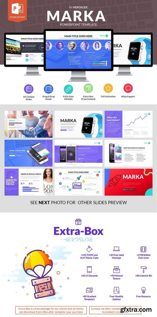 CM - Marka , Business Powerpoint Template 1360020