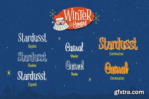 Winter is Coming Font Family - 6 Fonts