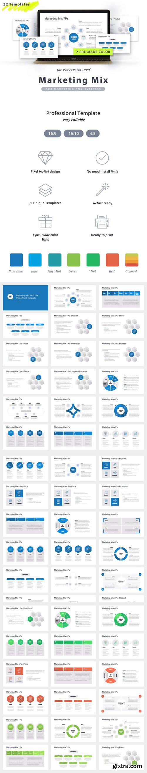 Marketing Mix PowerPoint Template