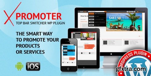 CodeCanyon - xPromoter - Top Bar Switcher Responsive WordPress Plugin v1.2 - 16455608