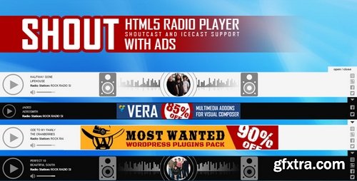 CodeCanyon - SHOUT - HTML5 Radio Player With Ads - ShoutCast and IceCast Support v1.1 - 20522568