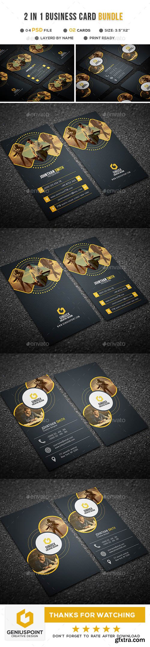 GR - 2 in 1 Business Card Bundle 20952606