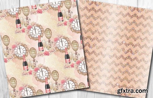 CreativeMarket NYE Fashion Seamless Pattern Pack 2026087