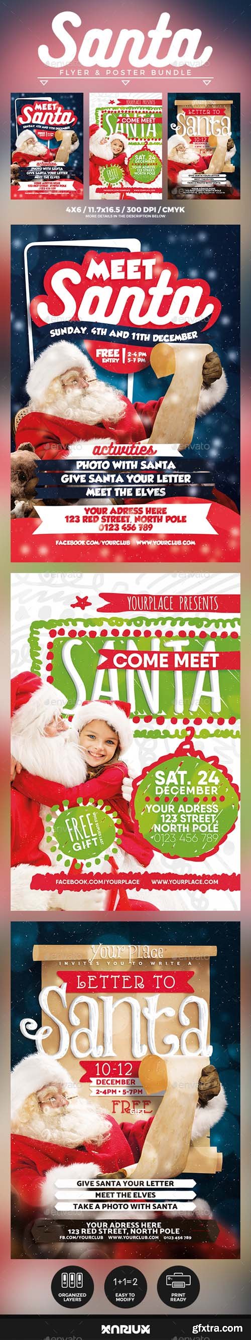 GR - Meet Santa Flyer & Poster Bundle 20954295