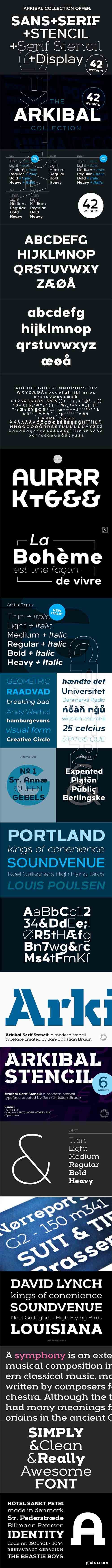 CreativeMarket - The Arkibal Collection - Bundle 1825693