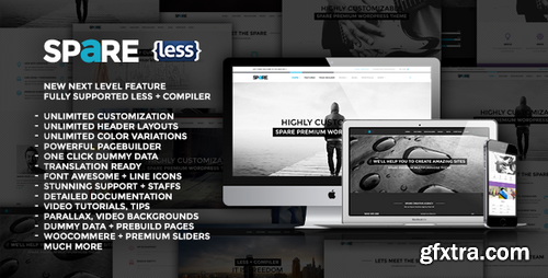 ThemeForest - Spare v1.6.6 - Ultimate MultiPurpose LESS Theme 7520253