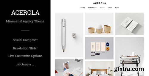 ThemeForest - Acerola v1.3.10 - Ultra Minimalist Agency Theme 12437647