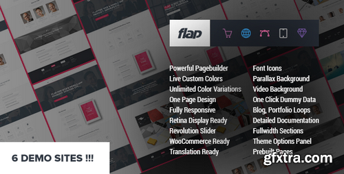 ThemeForest - FLAP v1.3 - Business WordPress Theme 8674654