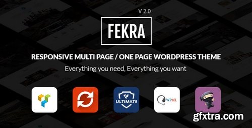 ThemeForest - Fekra v2.1 – Responsive Multi Page/One Page WordPress Theme 15847093