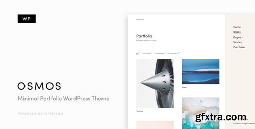 ThemeForest - Osmos v1.0.1 - Minimalist Portfolio WordPress Theme 20262260