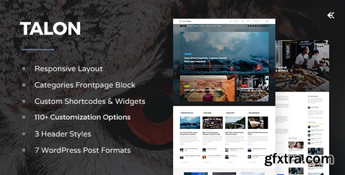 ThemeForest - Talon v2.1.0 - Responsive WordPress Theme 18691404