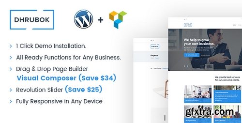 ThemeForest - Dhrubok v1.2 - Ultimate Business WordPress Theme 19206728