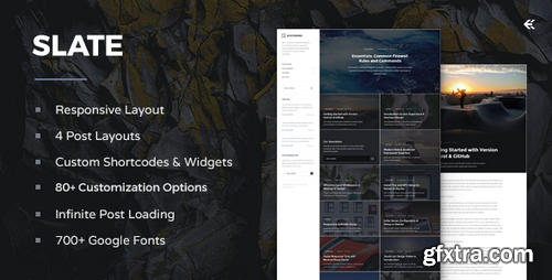 ThemeForest - Slate v2.1.0 - Responsive WordPress Blog Theme 13642269