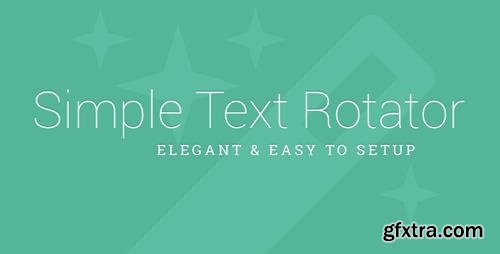 CodeCanyon - Simple Text Rotator v1.2 - WordPress Plugin - 6588203