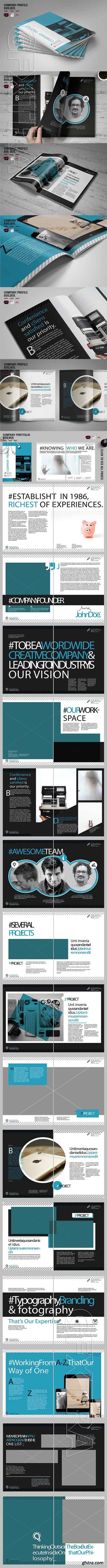 CreativeMarket - Company Profile Portfolio Builder 2035689