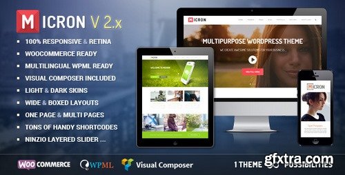 ThemeForest - Micron v4.4 - Retina Responsive Multi-Purpose Theme 6949939