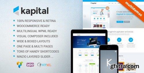 ThemeForest - Kapital v3.6 - Responsive Multi-Purpose Theme 10064359