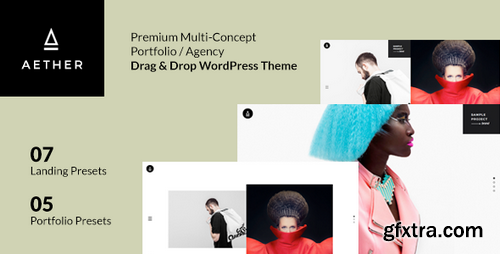 ThemeForest - Aether v1.0 - WordPress Minimal & Enjoyable Multi-Concept Portfolio / Agency Theme 16018291