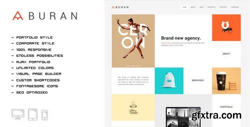 ThemeForest - BURAN v2.0 - Smart Portfolio and Business Theme 10127446