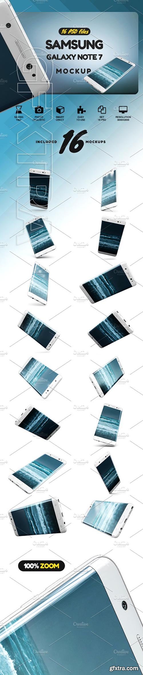 CreativeMarket - Samsung Galaxy Note 7 MockUp 2020094