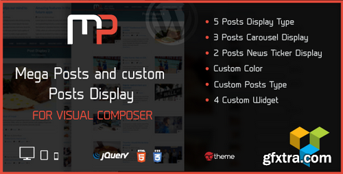 CodeCanyon - Mega Posts Display for Visual Composer v1.0 - 12045652