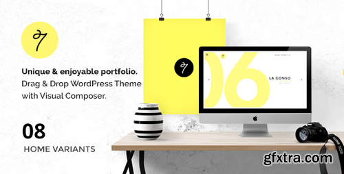 ThemeForest - SEVEN v1.9.2 - Minimal Portfolio / Agency WordPress Theme 10697265