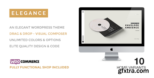 ThemeForest - ELEGANCE v1.6 - A Creative WordPress Theme with Shop 9338864