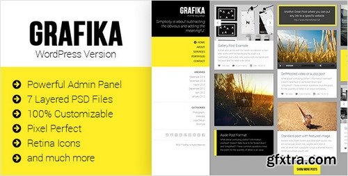 ThemeForest - Grafika v1.2 - Full Screen Portfolio & Blog Theme 6821219