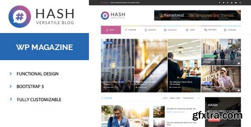 ThemeForest - Hash v1.3.1 - Responsive WordPress Magazine Theme 14752612