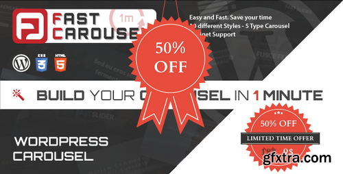 CodeCanyon - Fast Carousel v1.0 - Wordpress Premium Plugin 16996287