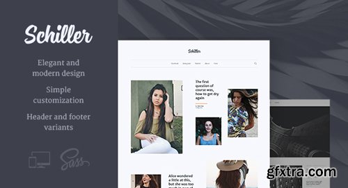 ThemeForest - Schiller v1.0.10 - Personal Blog Theme - 15871707