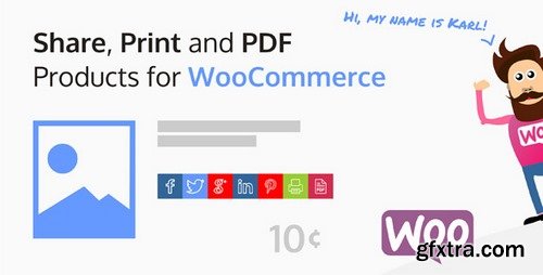 CodeCanyon - Share, Print and PDF Products for WooCommerce v1.4.0 - 13127221