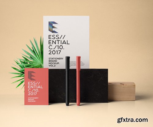 Essential Stationery Psd Mockup Vol 2