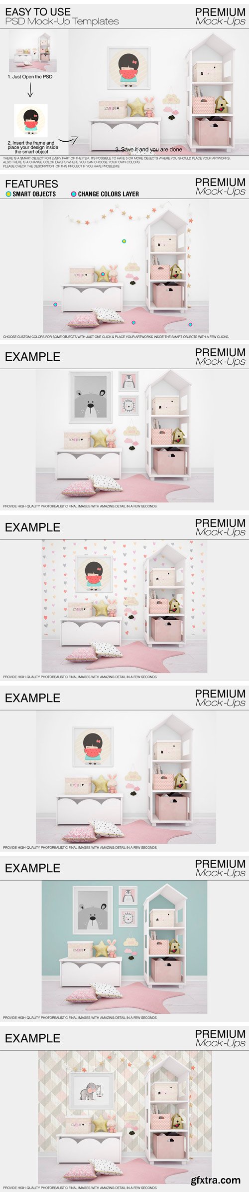 CM - Kids Room & Frame Mockups 1978041