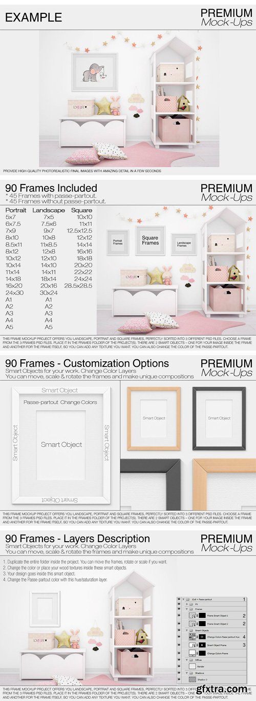 CM - Kids Room & Frame Mockups 1978041