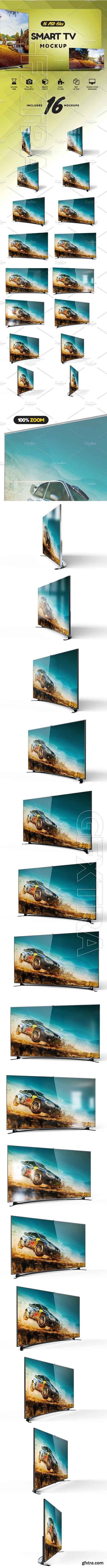 CreativeMarket - Smart TV 46 Mockup 2020127