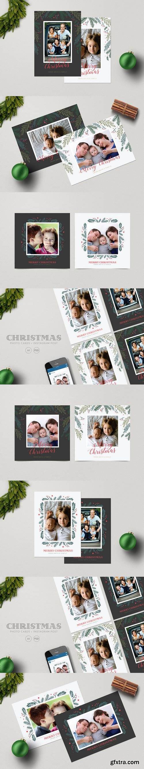 Christmas Photo Cards+ Instagram Post