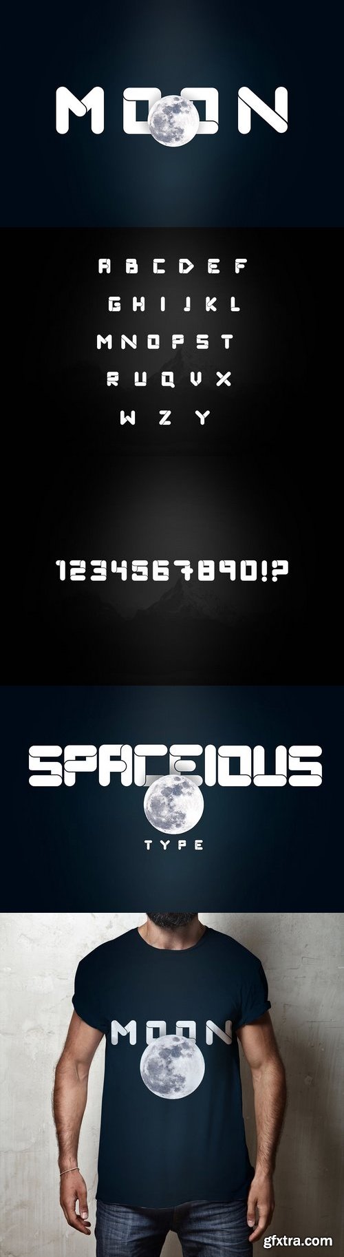 CM - Spaceious All Caps Font 1391525