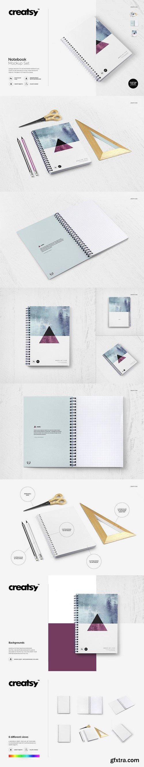 CM - Notebook Mockup Set 1812247