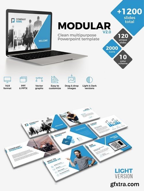 CM - MODULAR Powerpoint Template 1418869