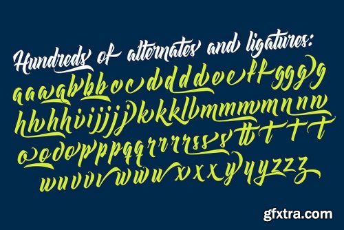 Atlantica Font Family - 3 Fonts