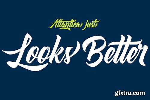 Atlantica Font Family - 3 Fonts