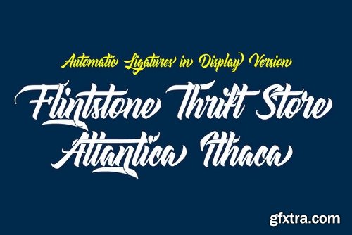 Atlantica Font Family - 3 Fonts