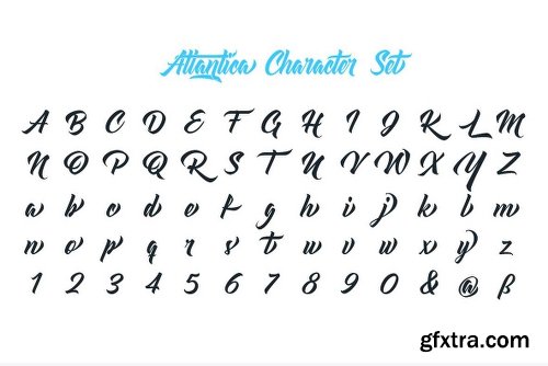 Atlantica Font Family - 3 Fonts