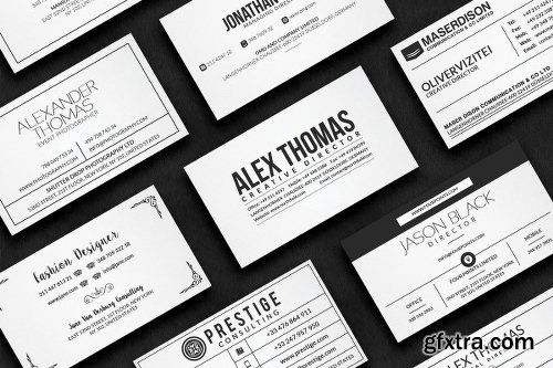 CreativeMarket Seamless Business Cards Creation Kit 2025417