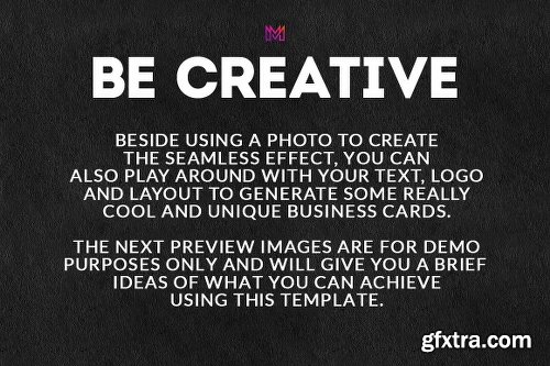 CreativeMarket Seamless Business Cards Creation Kit 2025417